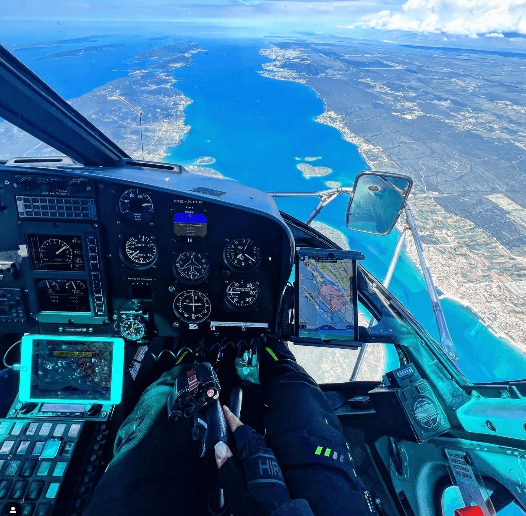 photo d'un hélicoptère formation